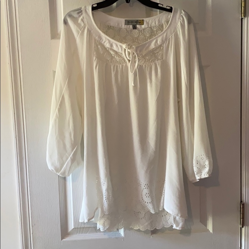 ☀️SALE 3/25☀️ White Dress Blouse